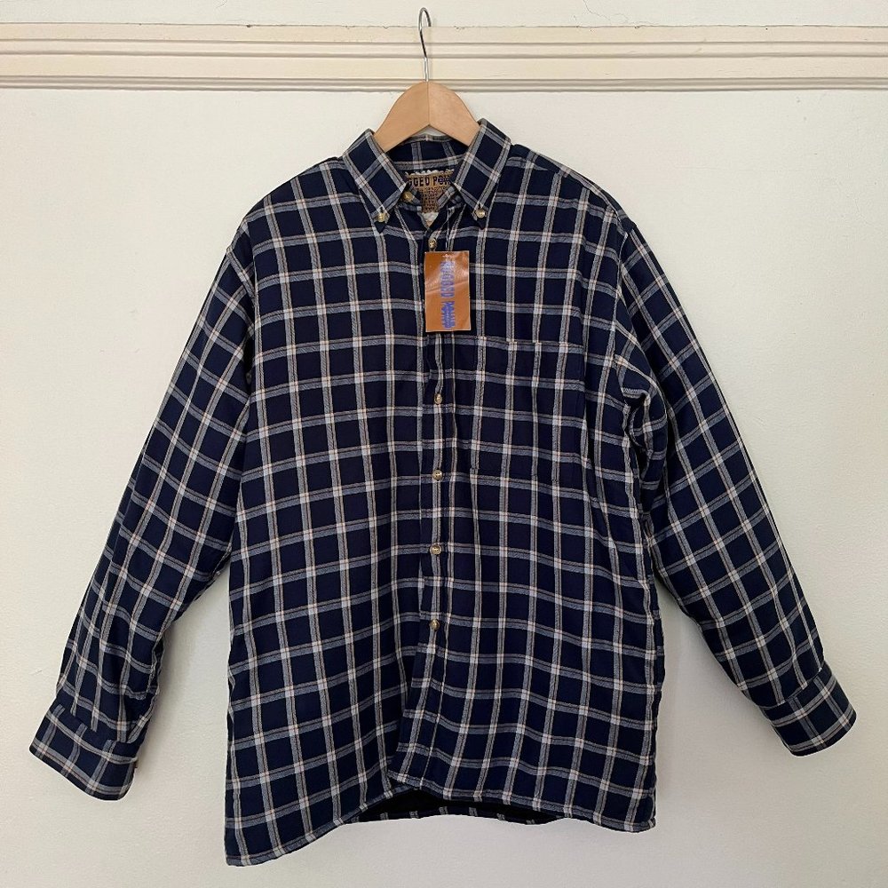 Rugged Point Vintage Fleece Lined Flannel NWT